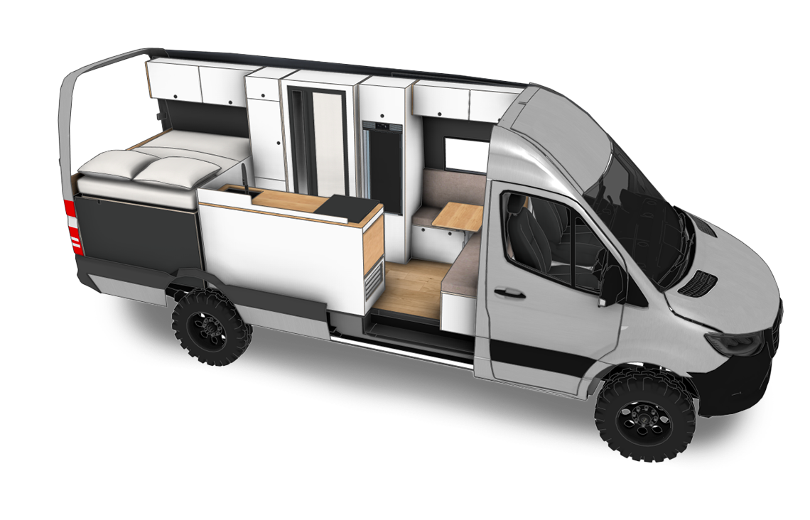 Logo KAURI — projet de Mercedes Sprinter 4x4 aménagé par Oley Workshop